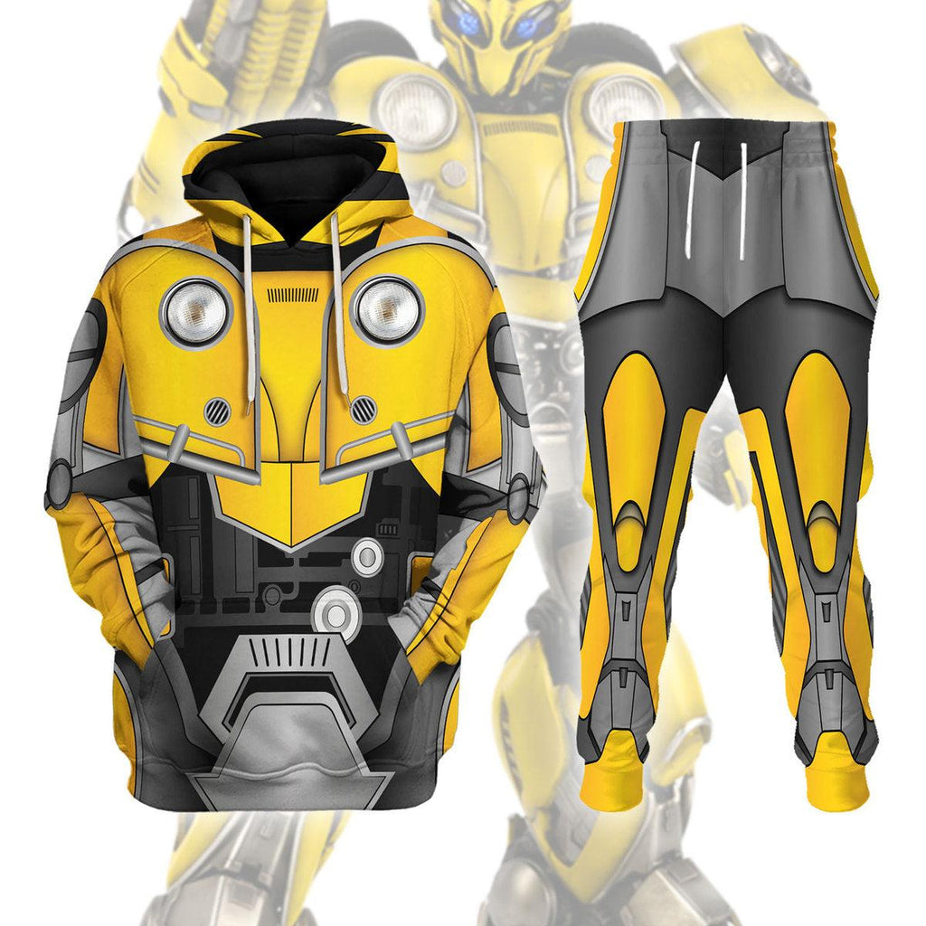  CustomsPig Bumblebee Costume Cosplay Hoodie Tracksuit -  CustomsPig