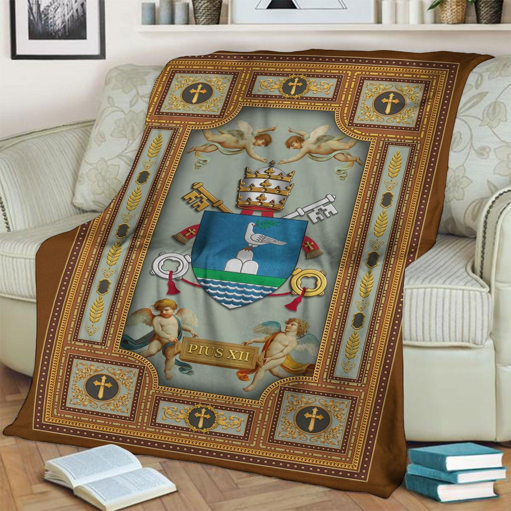 Blanket Pope Pius XII Coat Of Arms - CustomsPig