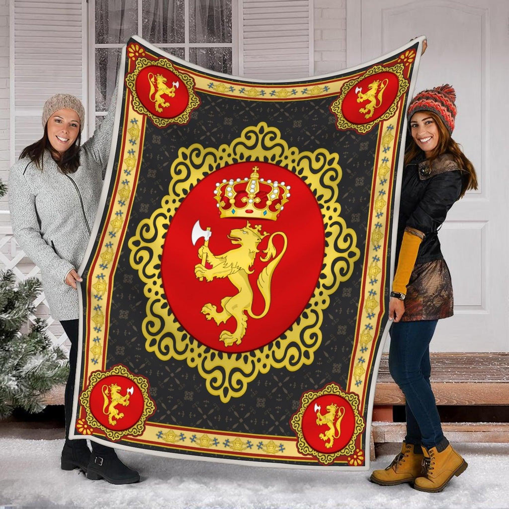 Blanket Coat Of Arms Of Norway - CustomsPig