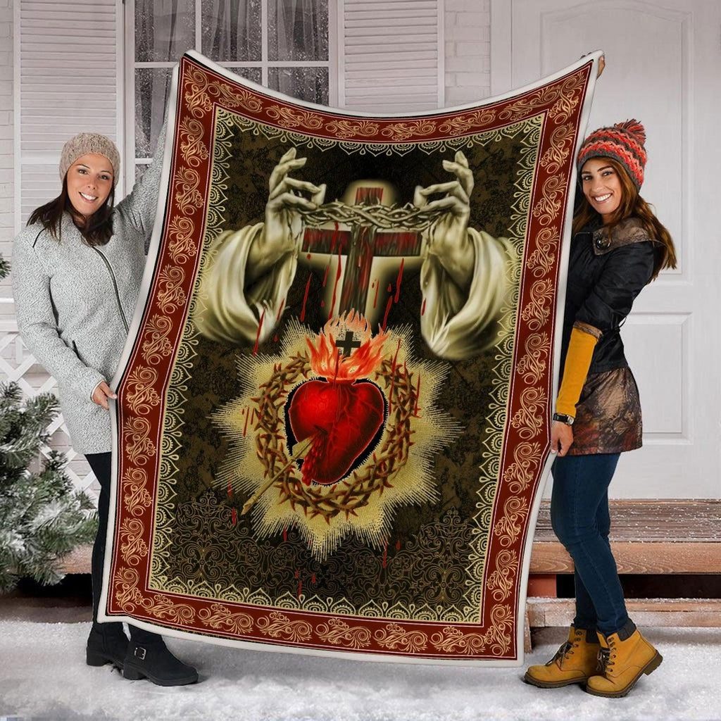 Blanket Sacred Heart - CustomsPig