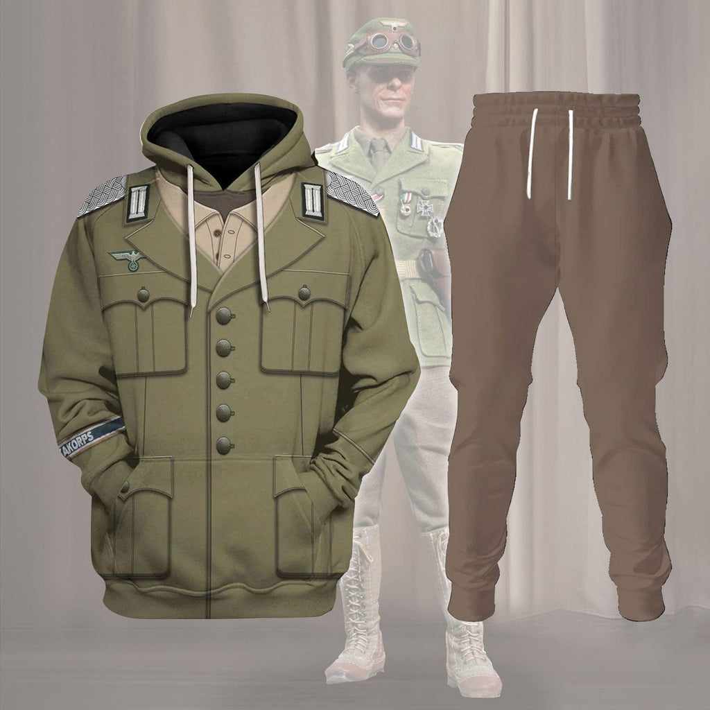  CustomsPig Wehrmacht Heer Afrikakorps Officers Costume Hoodie Sweatshirt T-Shirt Tracksuit -  CustomsPig.com