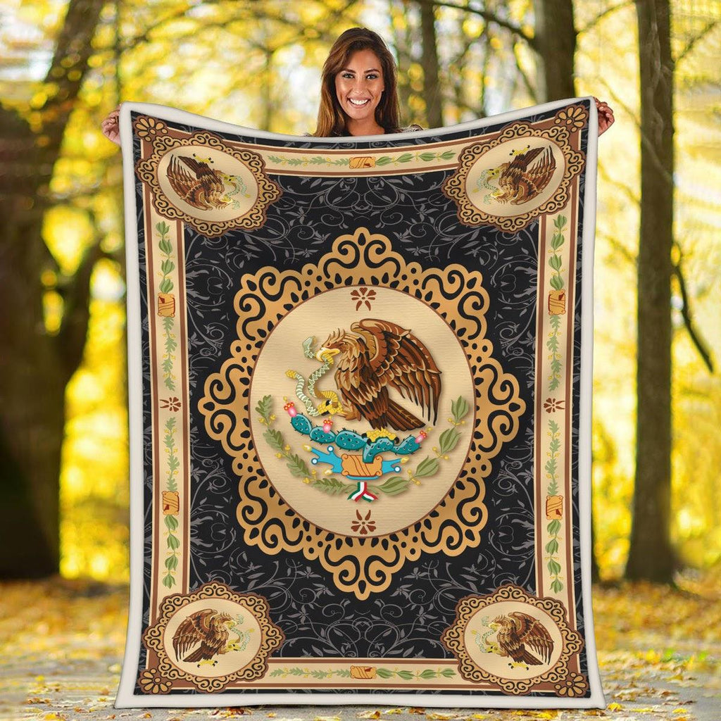 Blanket Mexico Coat Of Arms - CustomsPig