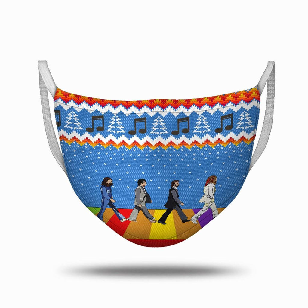 Abbey Road Hippie Style Face Mask - DucG