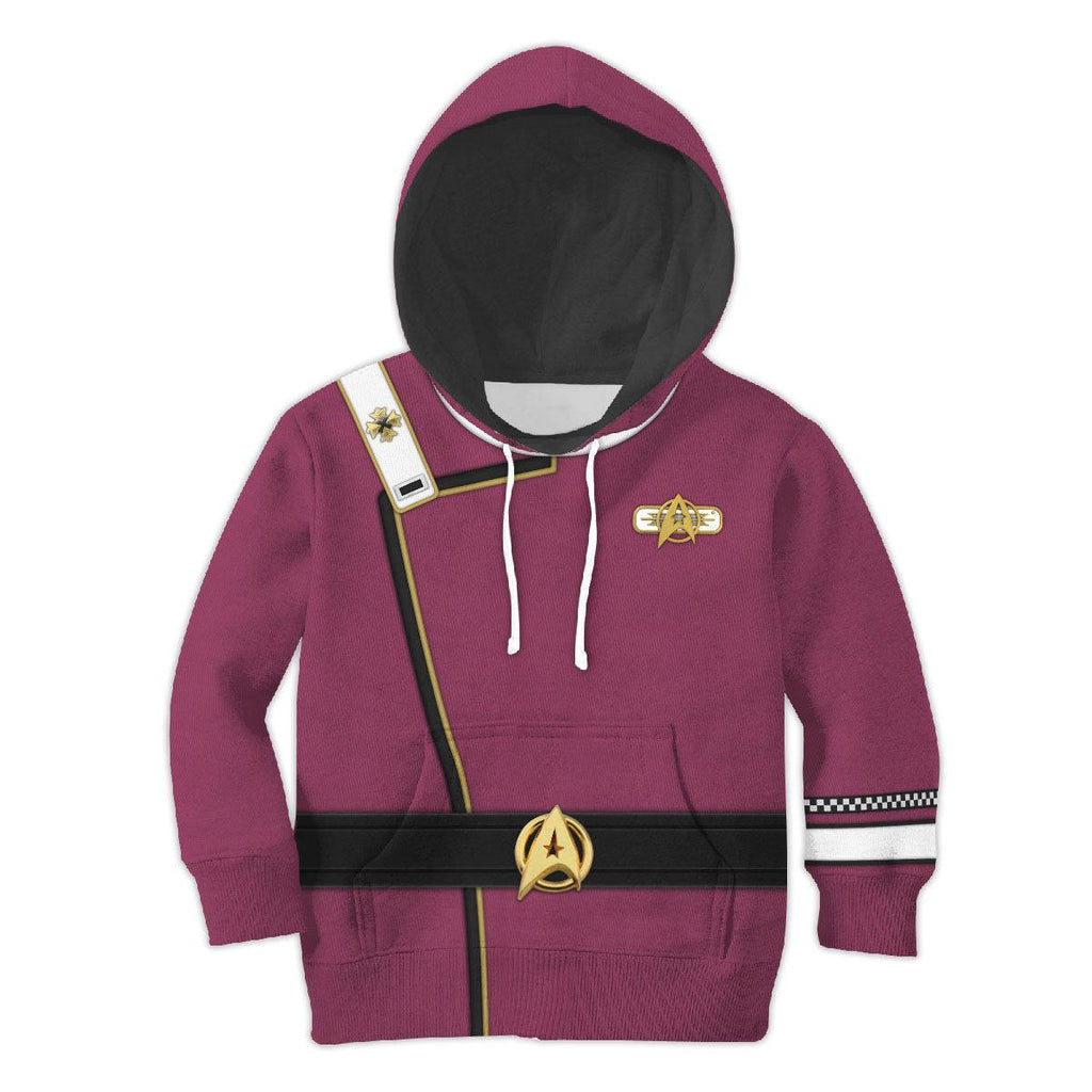 Admiral James T. Kirk Costume Cosplay Kid Hoodie Sweatshirt T-Shirt - CustomsPig.com