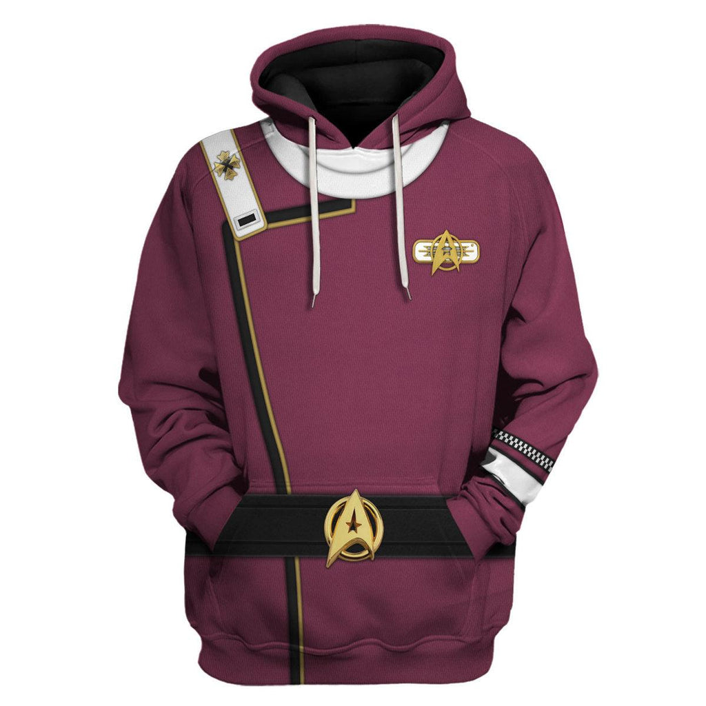 Admiral James T. Kirk Costume Hoodie Sweatshirt T-Shirt Sweatpants Apparel - CustomsPig.com