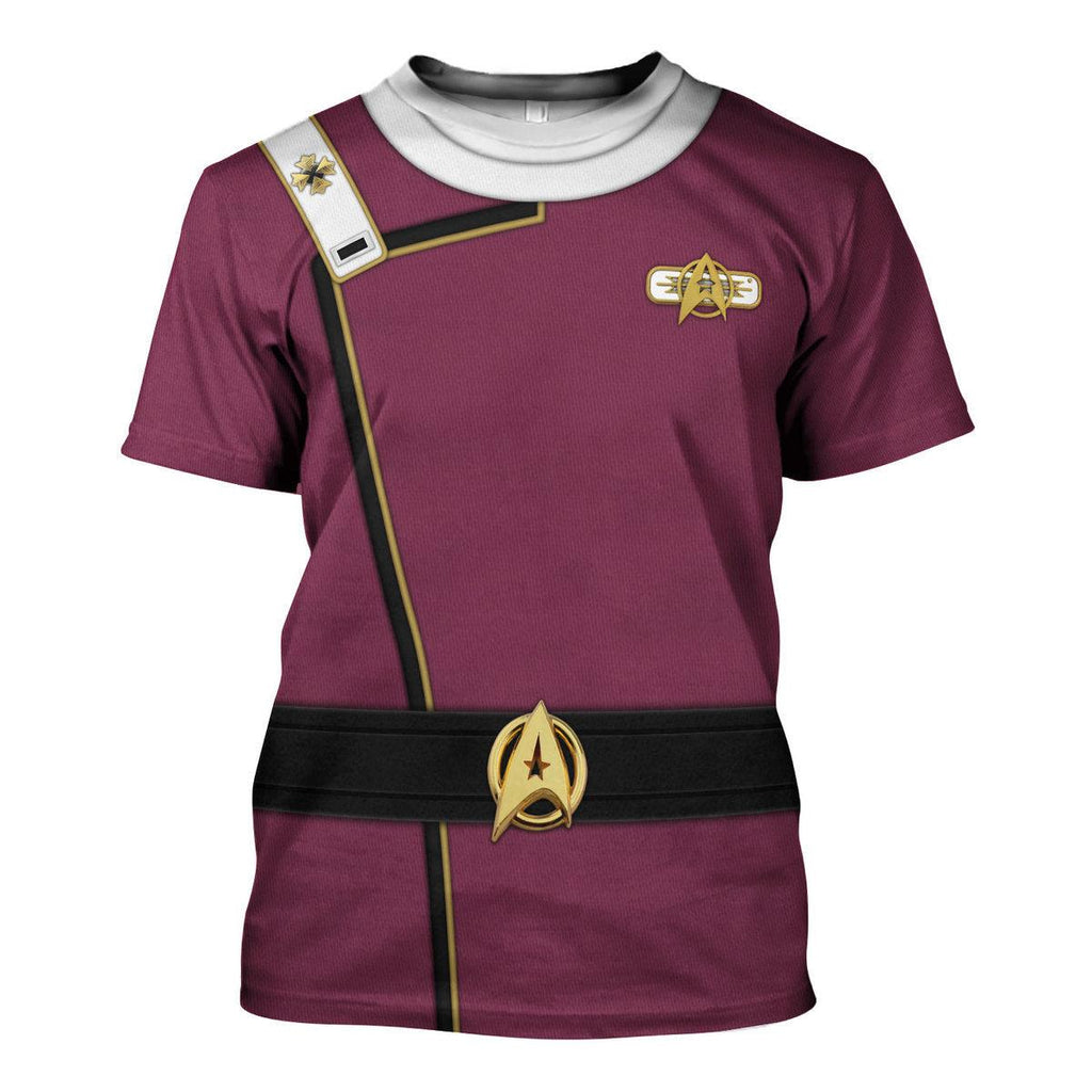 Admiral James T. Kirk Costume Hoodie Sweatshirt T-Shirt Sweatpants Apparel - CustomsPig.com