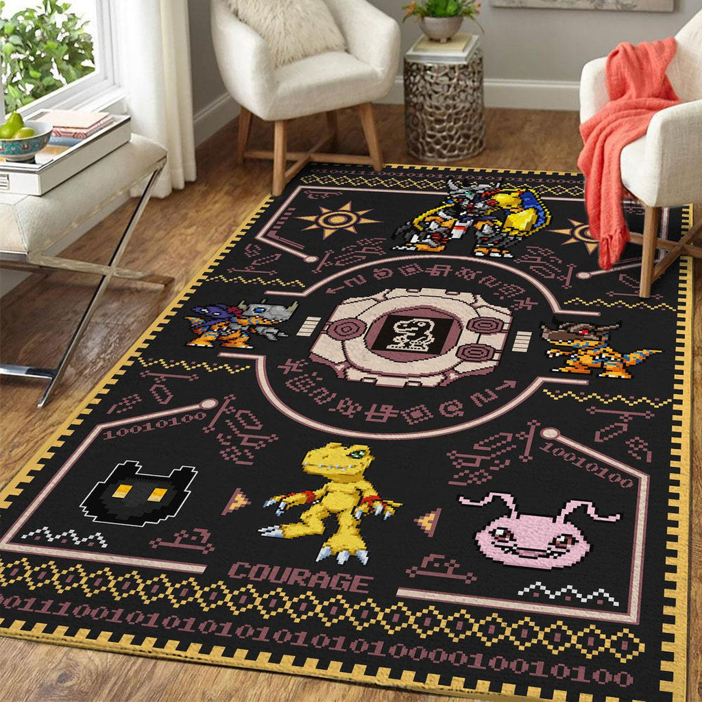 Agumon Digimon Rug Evolution - DucG