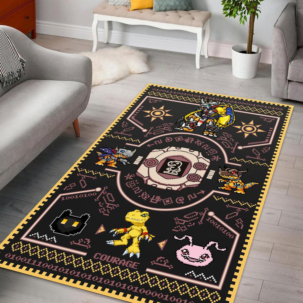 Agumon Digimon Rug Evolution - DucG