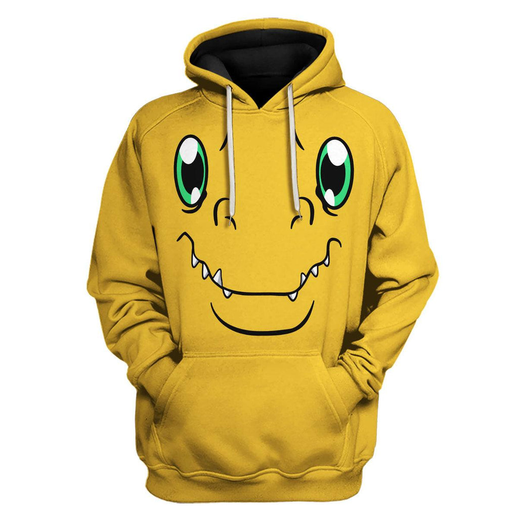 Agumon Hoodie T-shirt Sweatpants Cosplay - CustomsPig