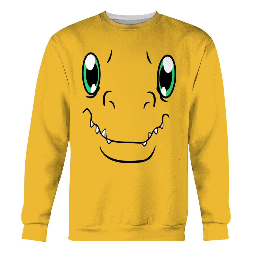 Agumon Hoodie T-shirt Sweatpants Cosplay - CustomsPig