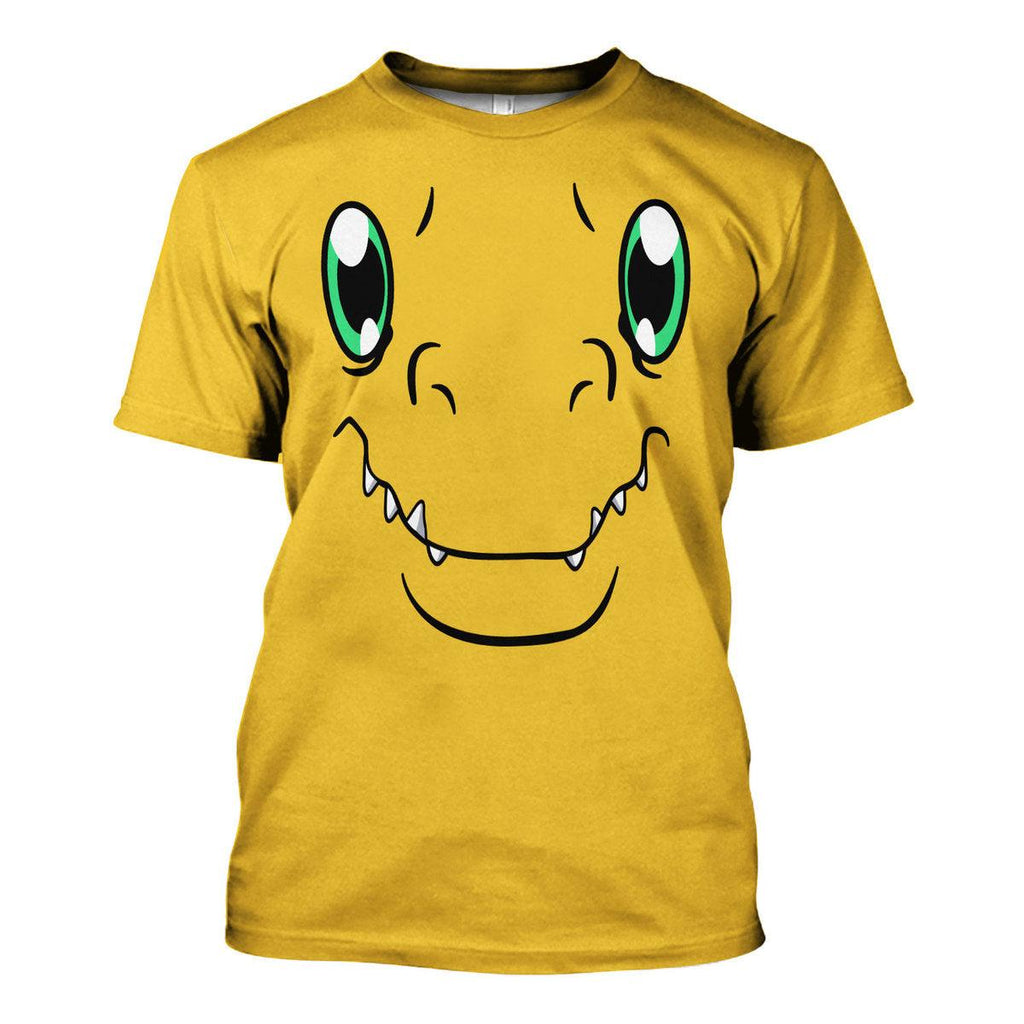 Agumon Hoodie T-shirt Sweatpants Cosplay - CustomsPig