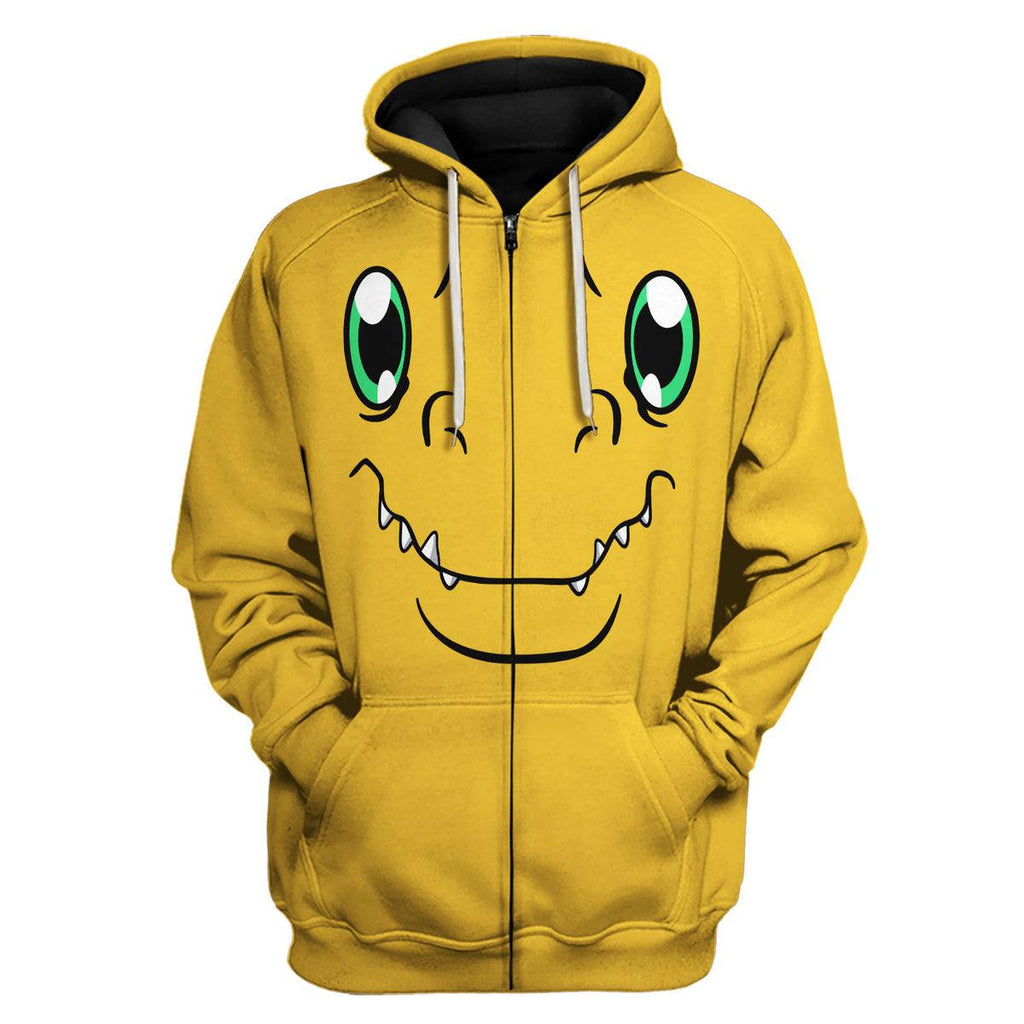 Agumon Hoodie T-shirt Sweatpants Cosplay - CustomsPig