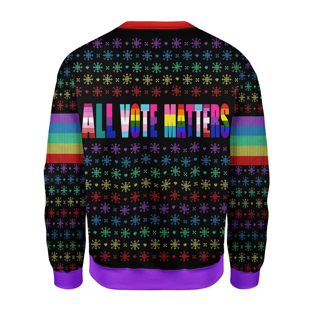 All Vote Matters Christmas Sweater - CustomsPig