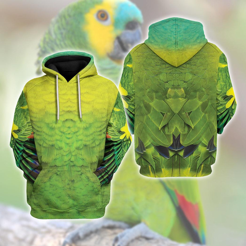 Amazon Parrot Animal Cosplay T-shirt Hoodie Sweatpants Apparel - CustomsPig