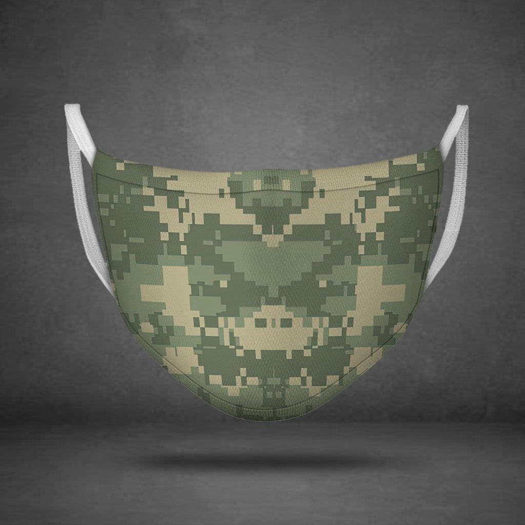 American ACU or Universal Camouflage Pattern (UCP) CAMO Face Mask - CustomsPig