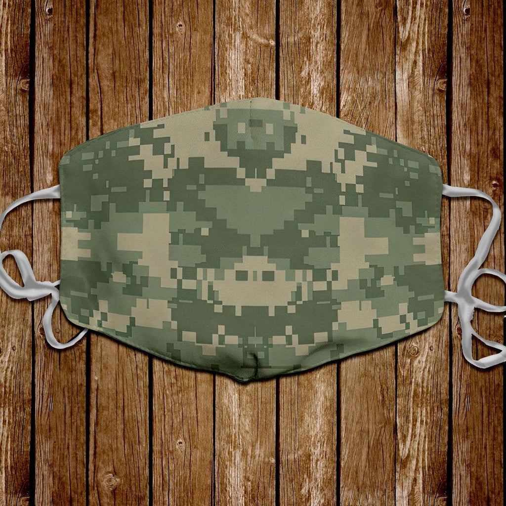 American ACU or Universal Camouflage Pattern (UCP) CAMO Face Mask - CustomsPig