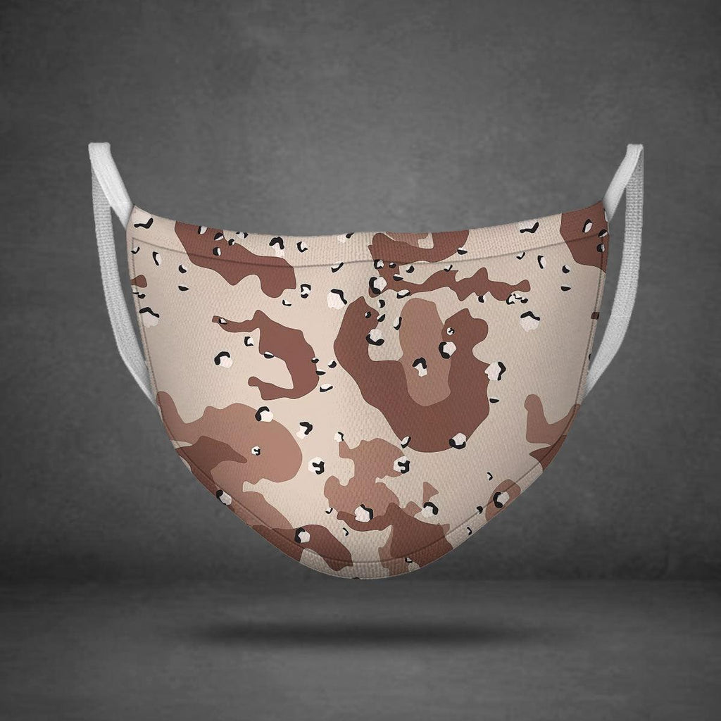 American Chocolate Chip Desert Battle Dress Uniform Camo Face Mask - CustomsPig