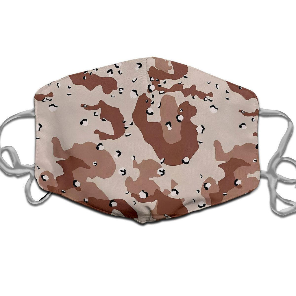 American Chocolate Chip Desert Battle Dress Uniform Camo Face Mask - CustomsPig