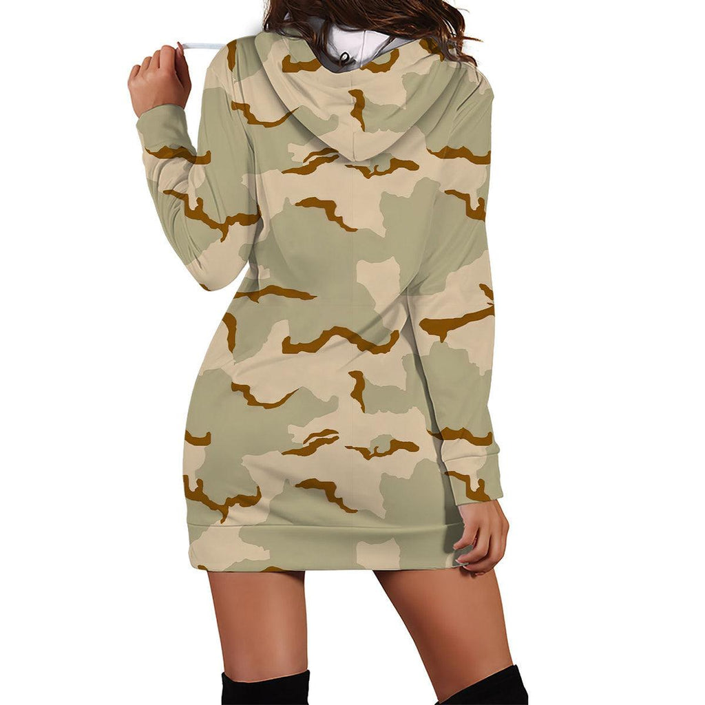 American Desert Combat Uniform (DCU) Camo Dress Hoodie - CustomsPig