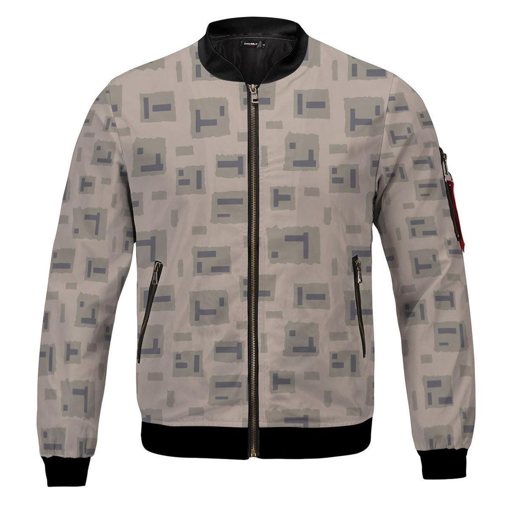 American Desert T-Block Camo Bomber Jacket - CustomsPig