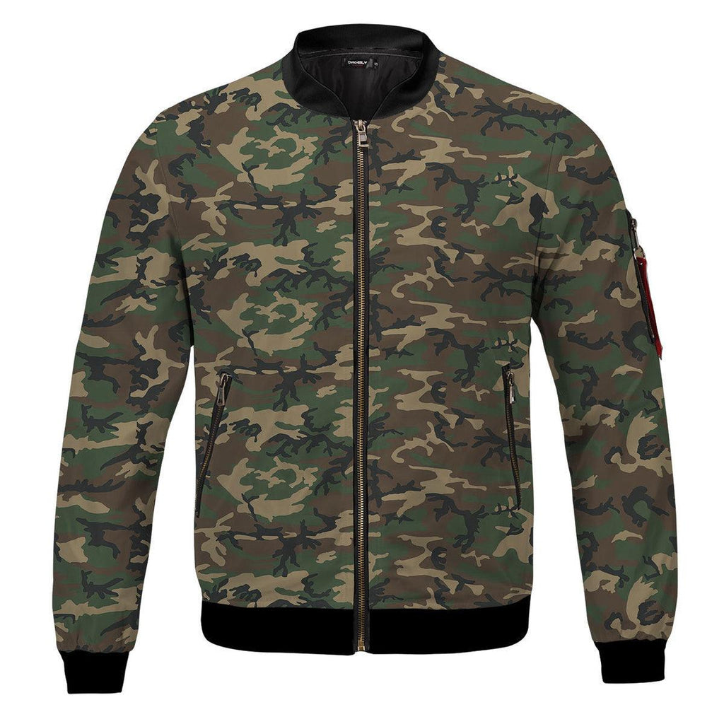 American ERDL Highland CAMO Bomber Jacket - CustomsPig