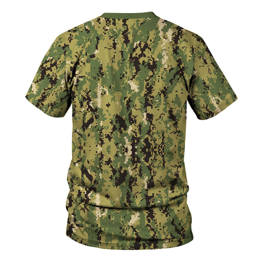 American Navy Working Uniform (NWU) Type III (AOR-2) Woodland Camo - CustomsPig