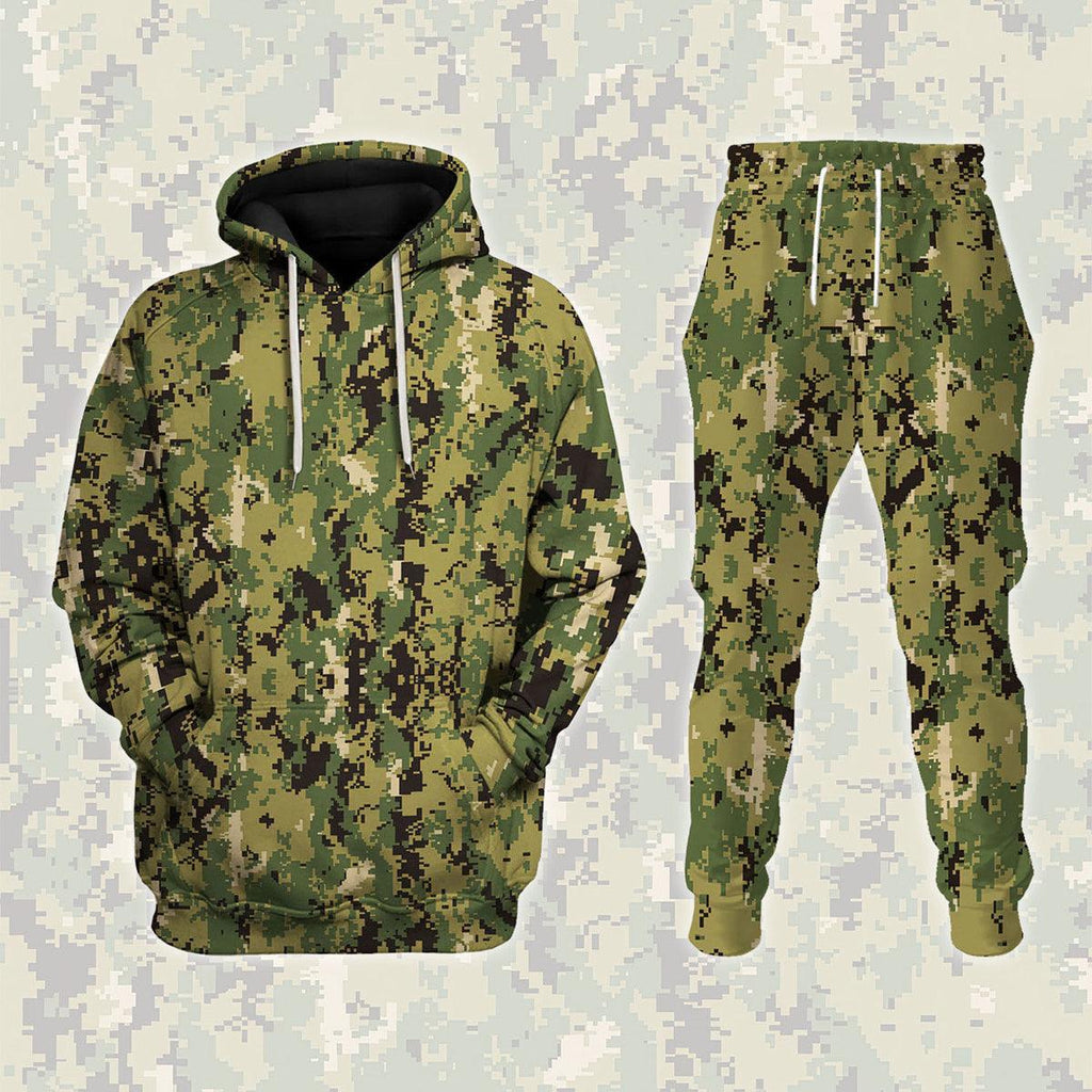 American Navy Working Uniform (NWU) Type III (AOR-2) Woodland Camo - CustomsPig