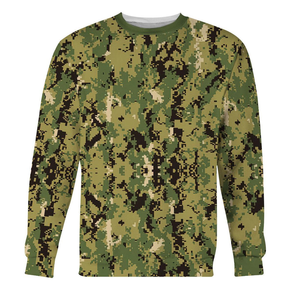 American Navy Working Uniform (NWU) Type III (AOR-2) Woodland Camo - CustomsPig
