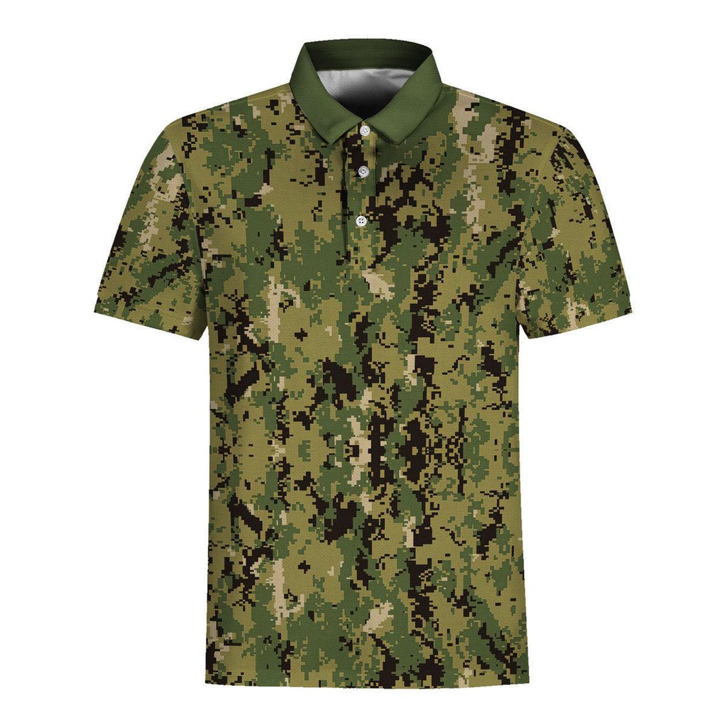 American Navy Working Uniform (NWU) Type III (AOR-2) Woodland Camo - CustomsPig