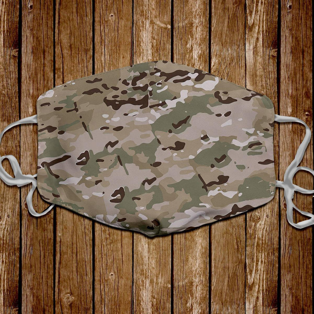 American Operational Camouflage Pattern (OCP) Face Mask - CustomsPig