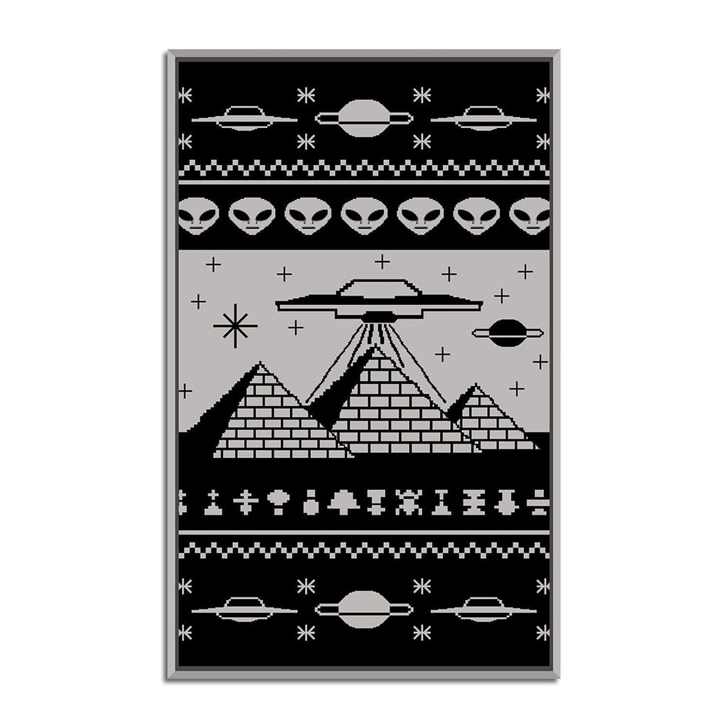 Ancient Aliens Pyramid Rug - CustomsPig