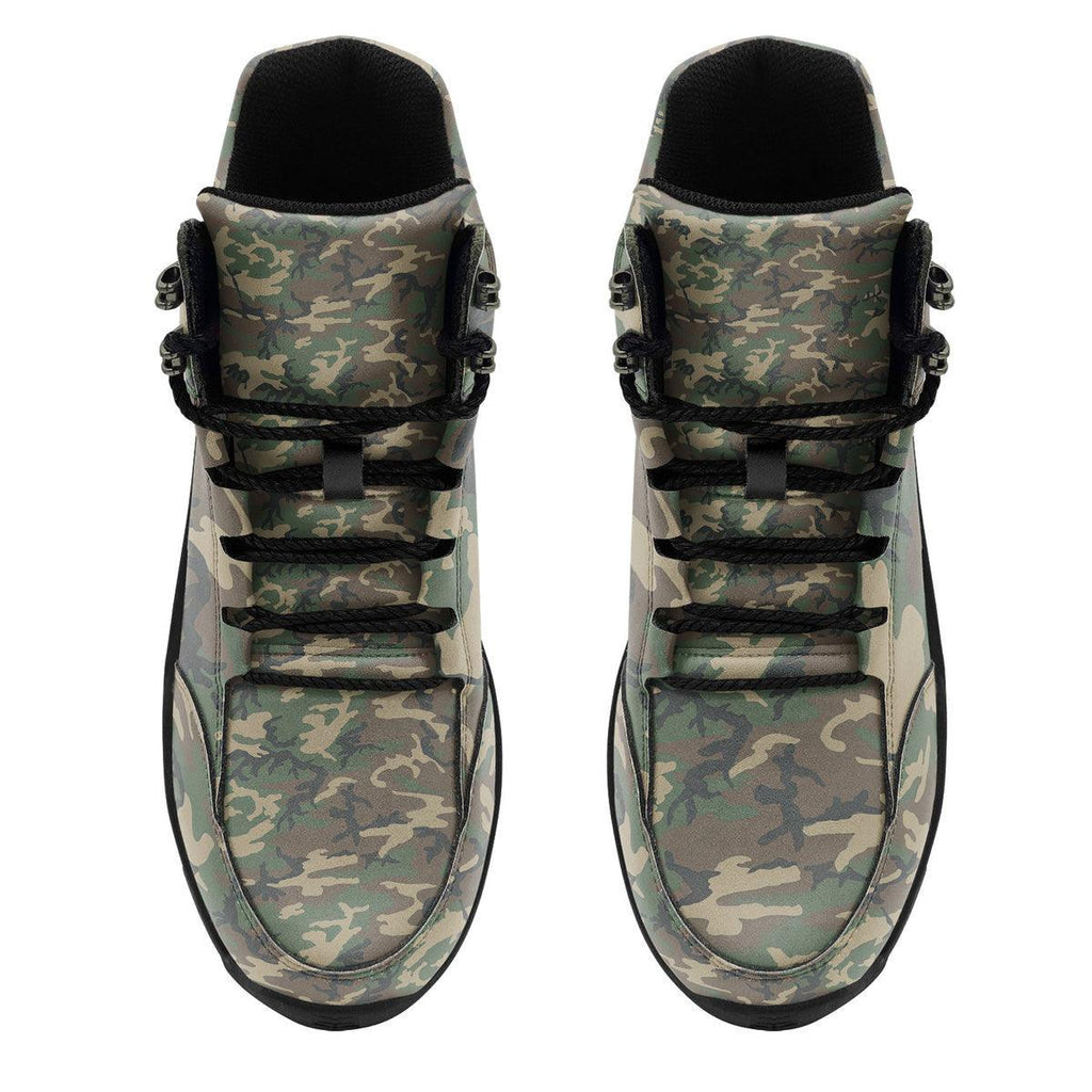 Army of the Republic of Vietnam Special Force South Tiger Stripe CAMO Hiking Shoes - CustomsPig