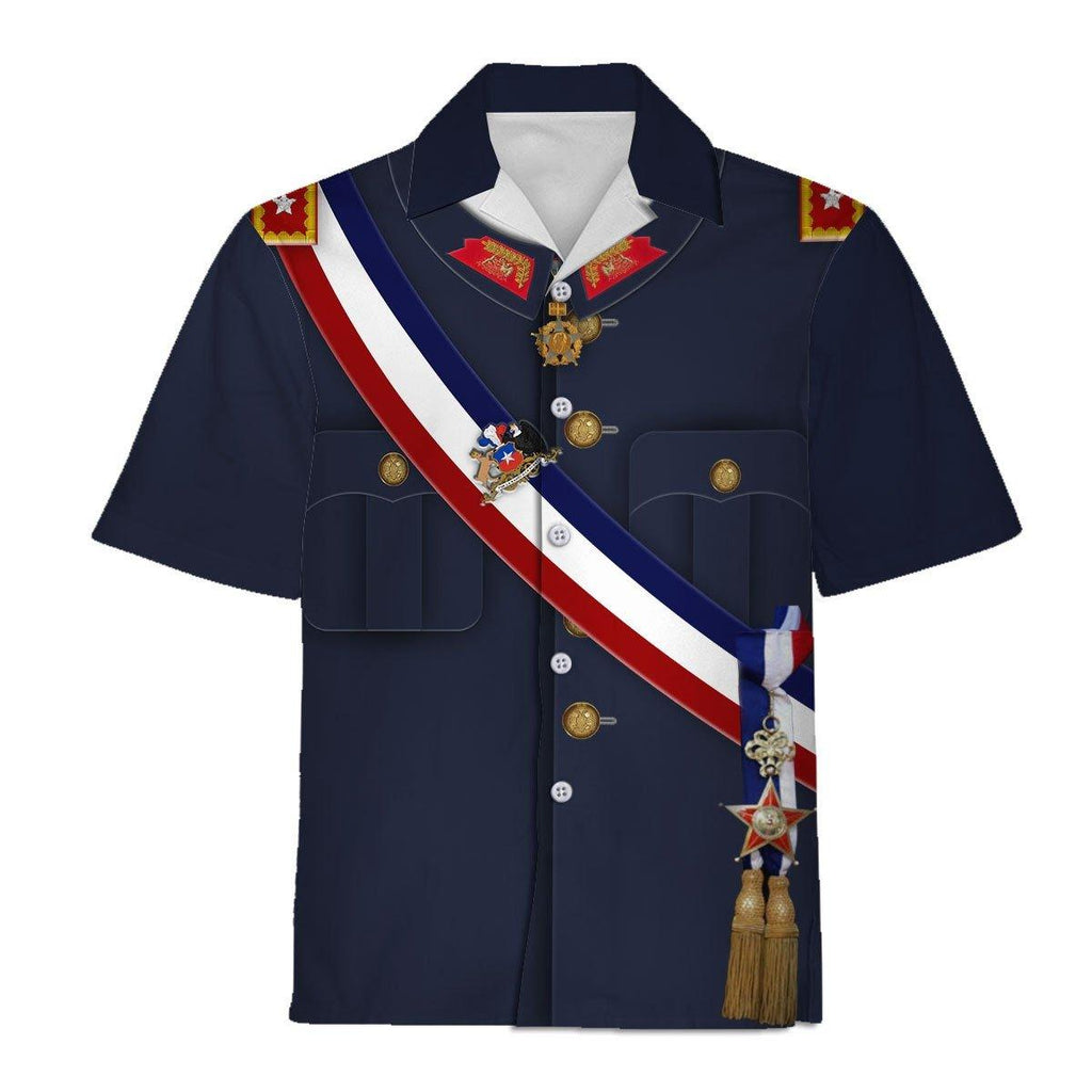 Augusto Pinochet Ugarte Chilean General Former President of Chile Unisex Hawaiian Shirt -  CustomsPig.com