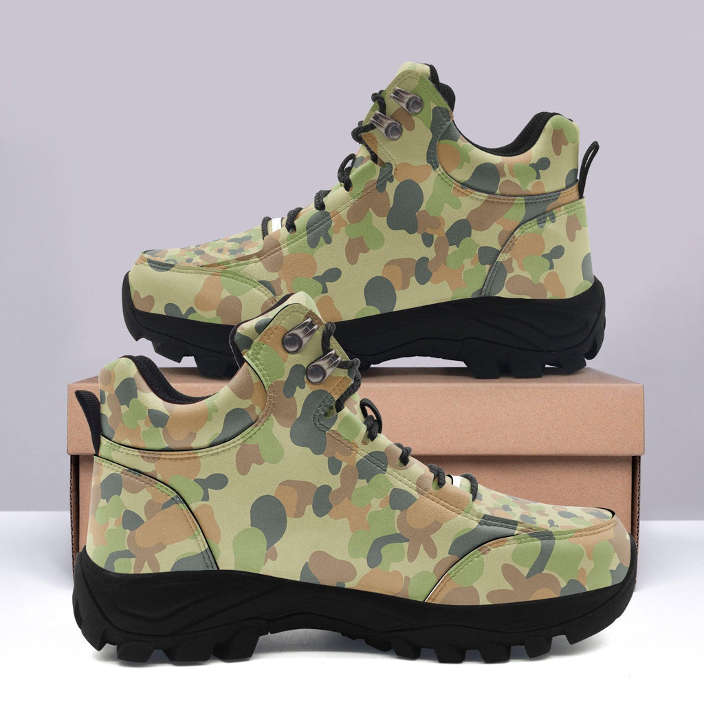 Australian AUSCAM Disruptive Pattern Camouflage Uniform Jelly Bean Camo Or Hearts And Bunnies Hiking Shoes - CustomsPig