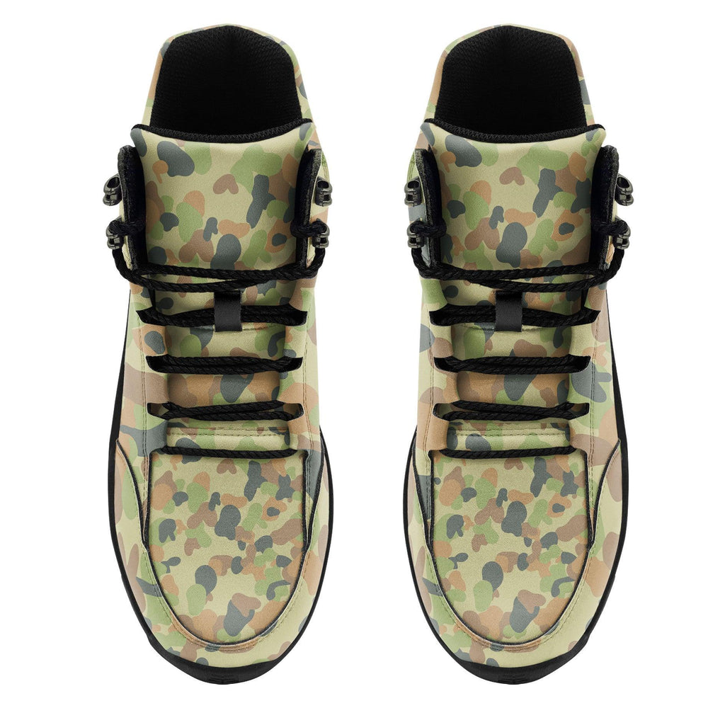 Australian AUSCAM Disruptive Pattern Camouflage Uniform Jelly Bean Camo Or Hearts And Bunnies Hiking Shoes - CustomsPig