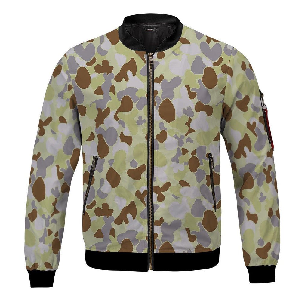 Australian Disruptive Pattern Desert Uniform Bomber Jacket - CustomsPig