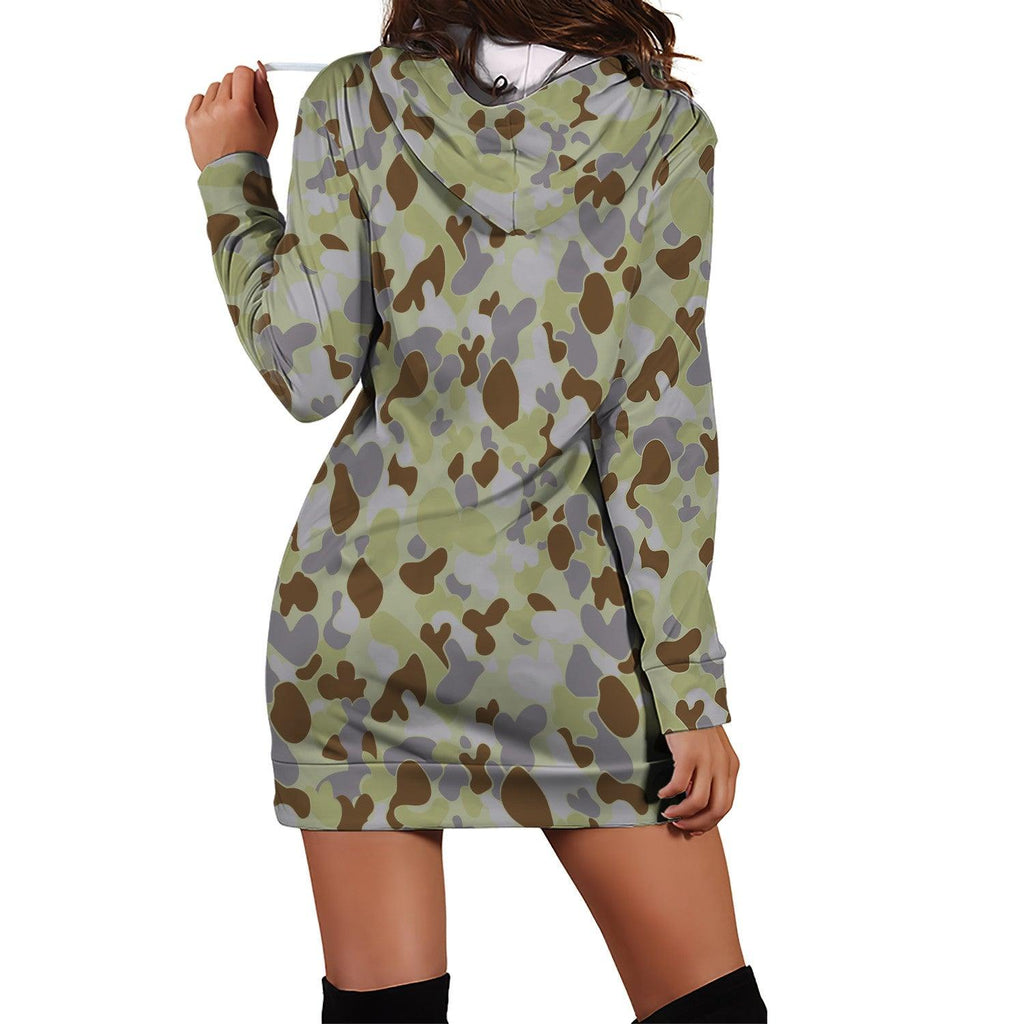 Australian Disruptive Pattern Desert Uniform Dress Hoodie - CustomsPig