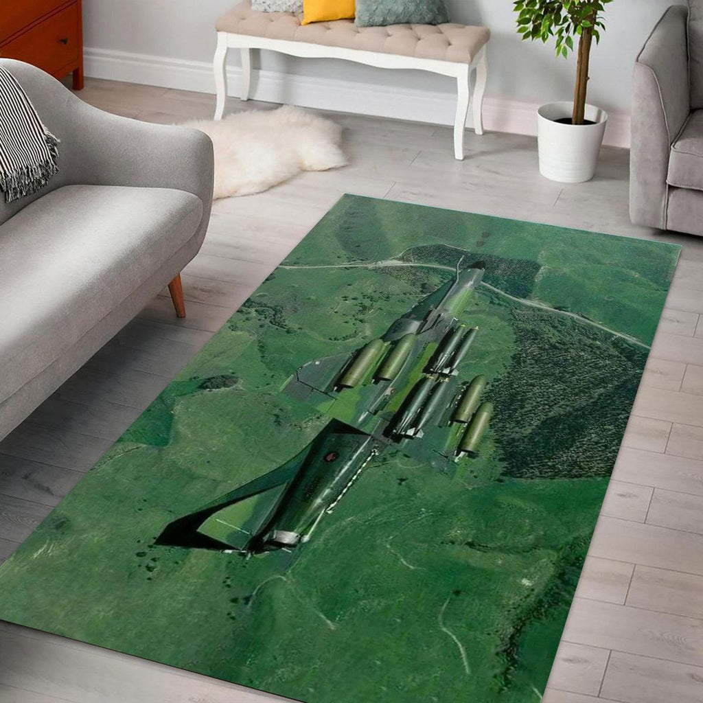 Aviation Camouflage Rug - CustomsPig