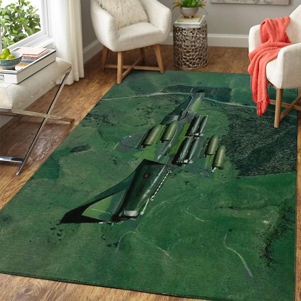 Aviation Camouflage Rug - CustomsPig