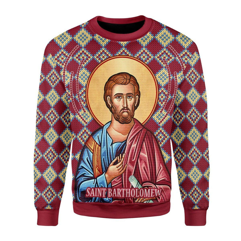 Bartholomew the Apostle Christmas Sweater - CustomsPig