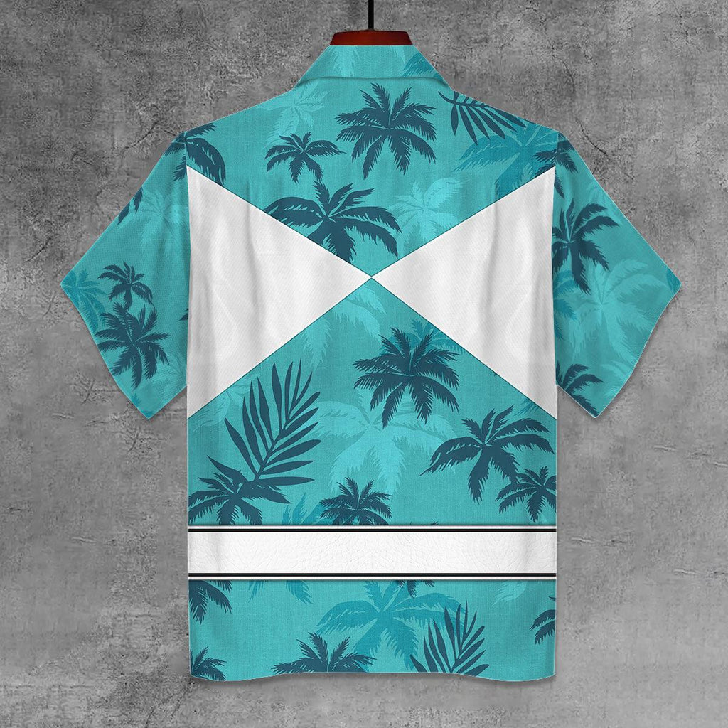 Belt Black Ranger x Tommy Vercetti Hawaiian Shirt Beach Shorts - CustomsPig.com