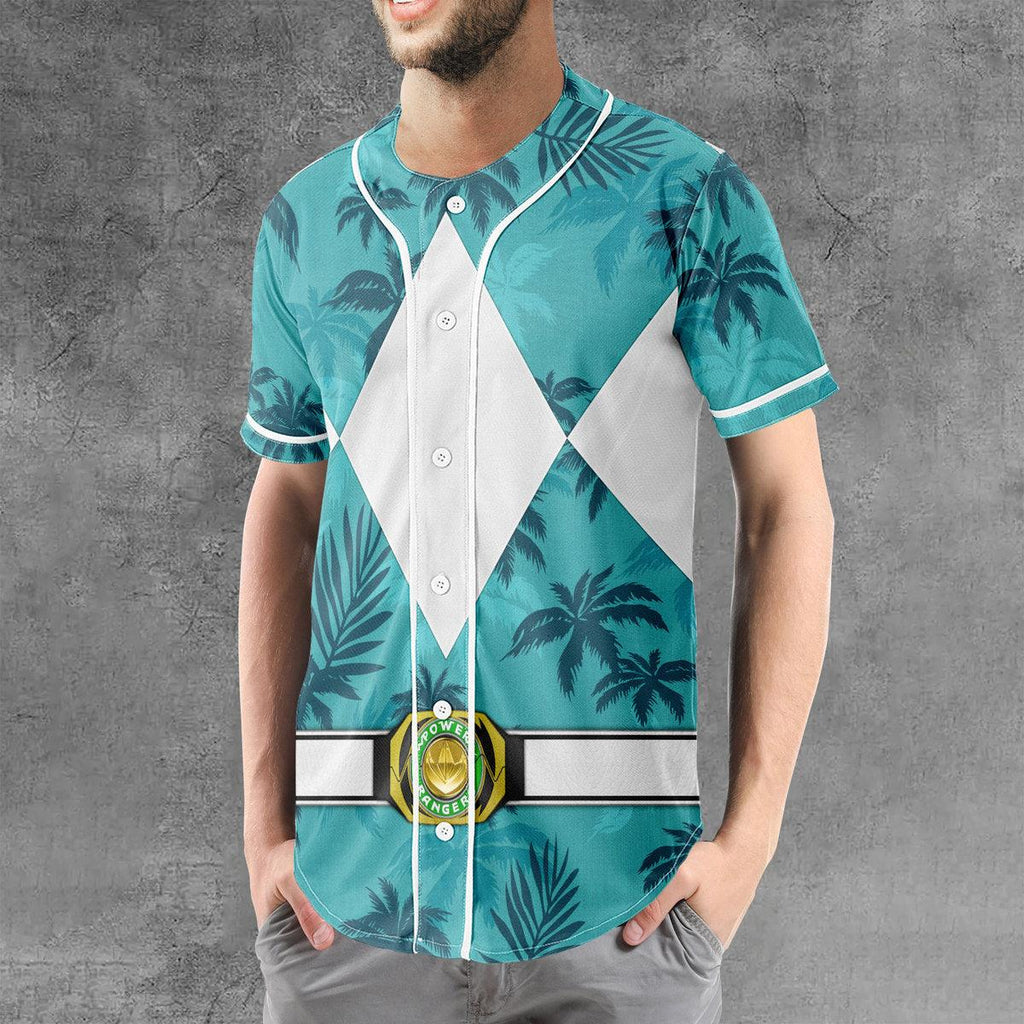 Belt Green Ranger x Tommy Vercetti MLB Jersey Shirt Beach Shorts - CustomsPig.com