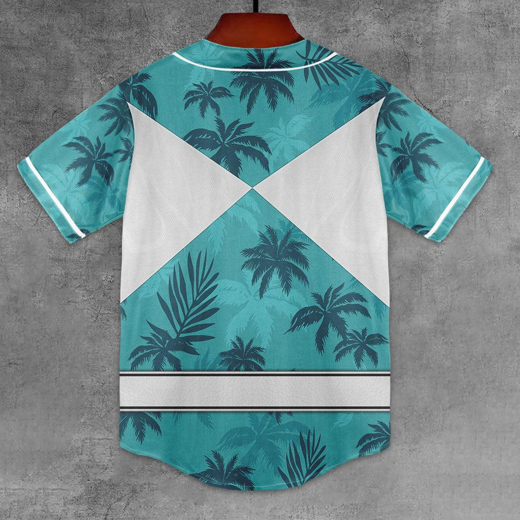 Belt Pink Ranger x Tommy Vercetti MLB Jersey Shirt Beach Shorts - CustomsPig.com