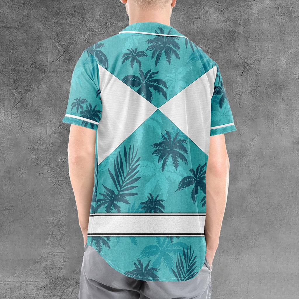 Belt Pink Ranger x Tommy Vercetti MLB Jersey Shirt Beach Shorts - CustomsPig.com