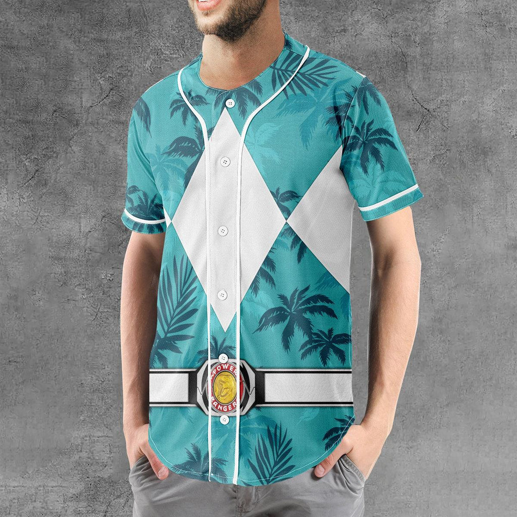 Belt Red Ranger x Tommy Vercetti MLB Jersey Shirt Beach Shorts - CustomsPig.com