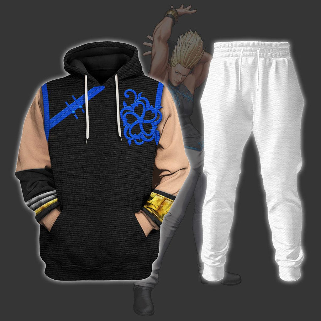 Benimaru Nikaido The King of Fighters Hoodie T-shirt Sweatpants Cosplay - DucG