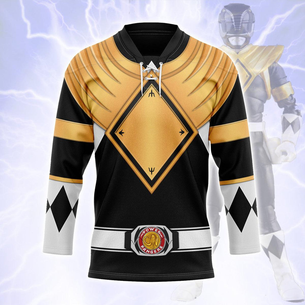 Black Ranger Dragon Shield Hockey Jersey -  CustomsPig.com