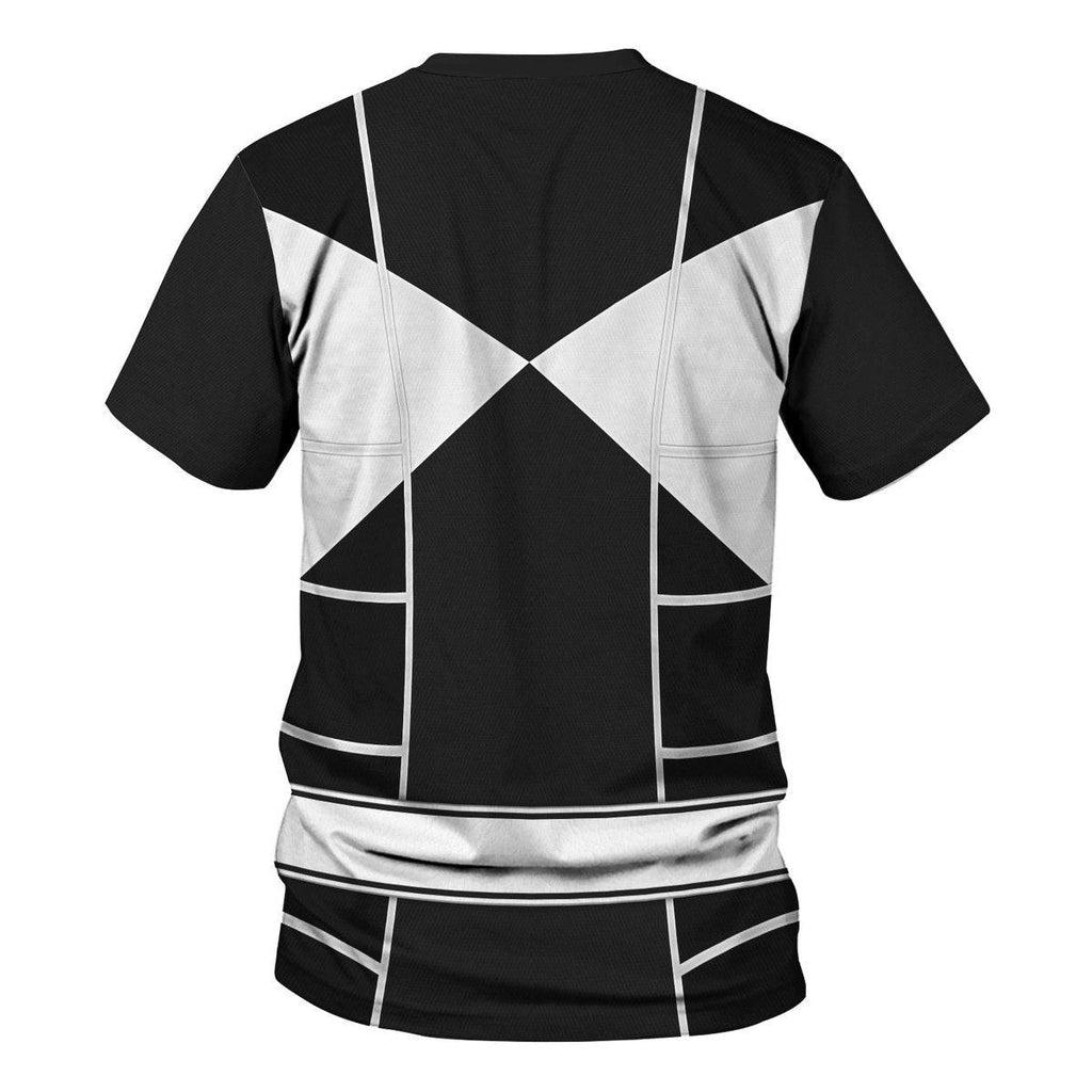 Black Ranger Mighty Morphin Cosplay Hoodies Sweatshirt T-shirt Hawaiian - CustomsPig.com