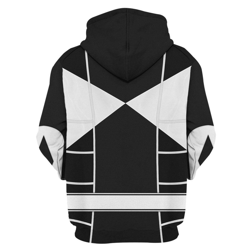 Black Ranger Mighty Morphin Cosplay Hoodies Sweatshirt T-shirt Hawaiian - CustomsPig.com