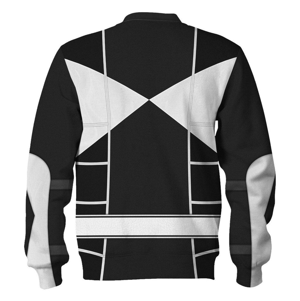 Black Ranger Mighty Morphin Cosplay Hoodies Sweatshirt T-shirt Hawaiian - CustomsPig.com